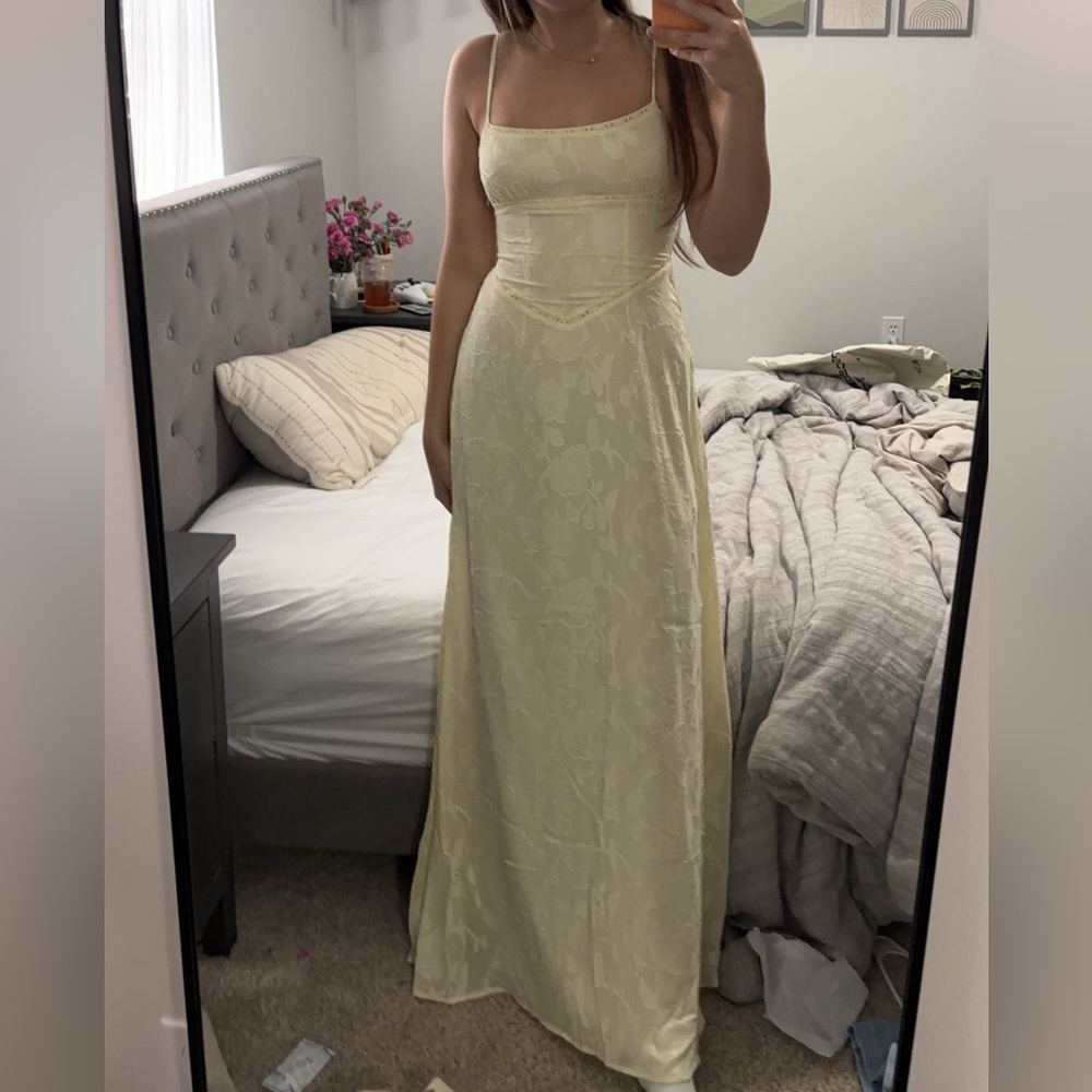 Princess Polly Yellow Maxi Dress